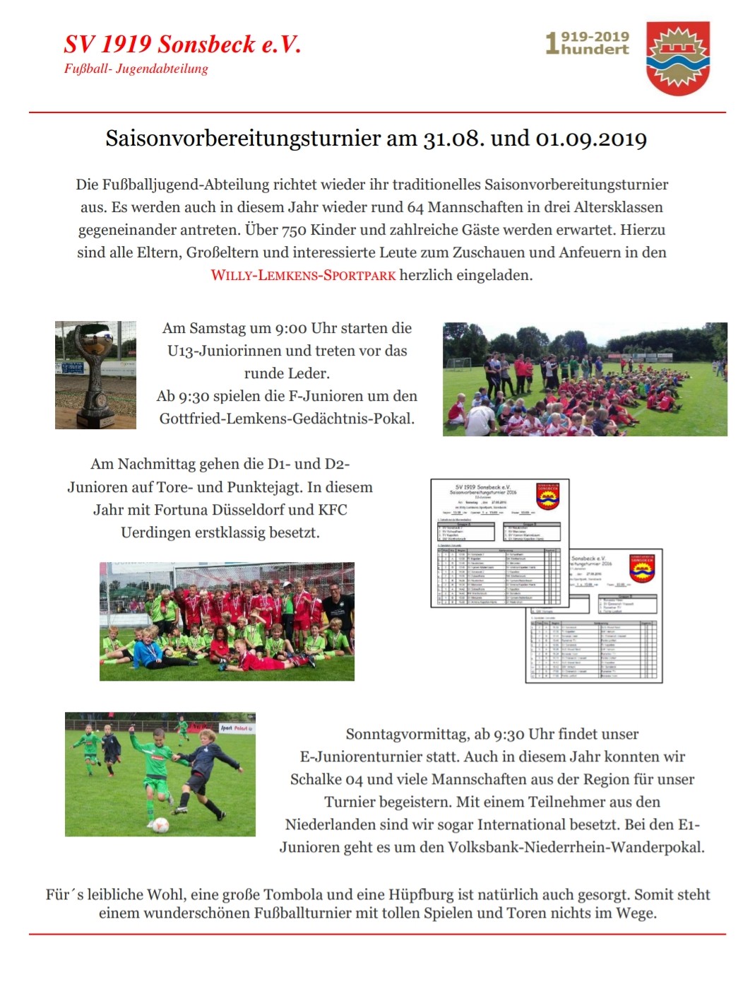 Turnier Flyer 2019