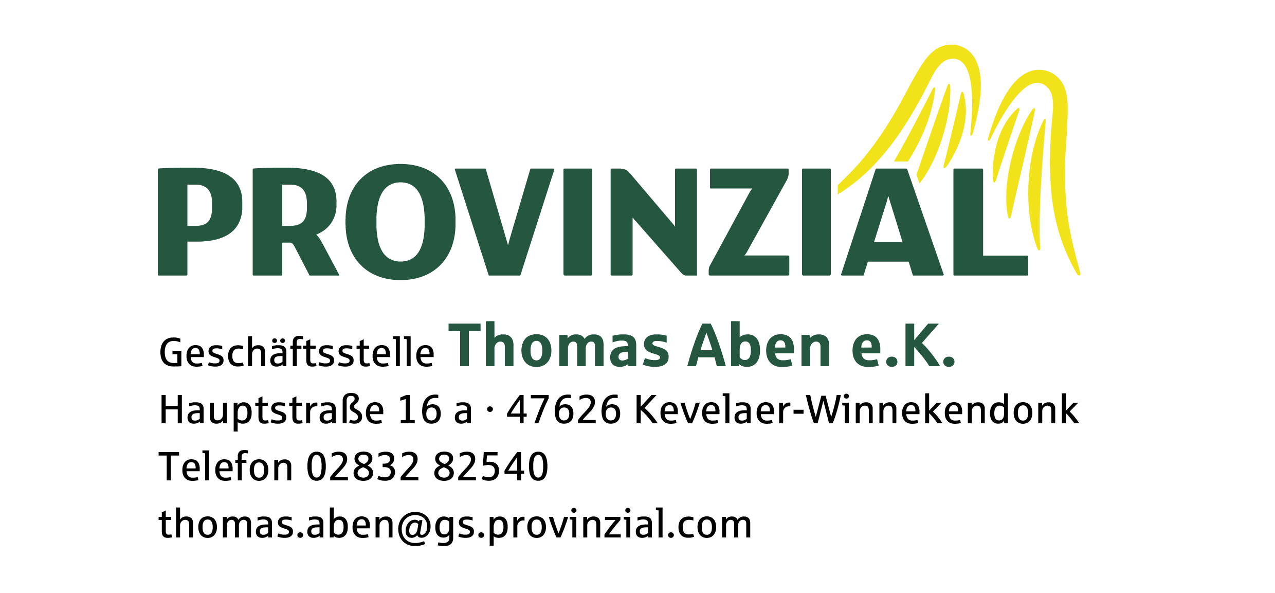 Provinzial Thomas Aben Logo